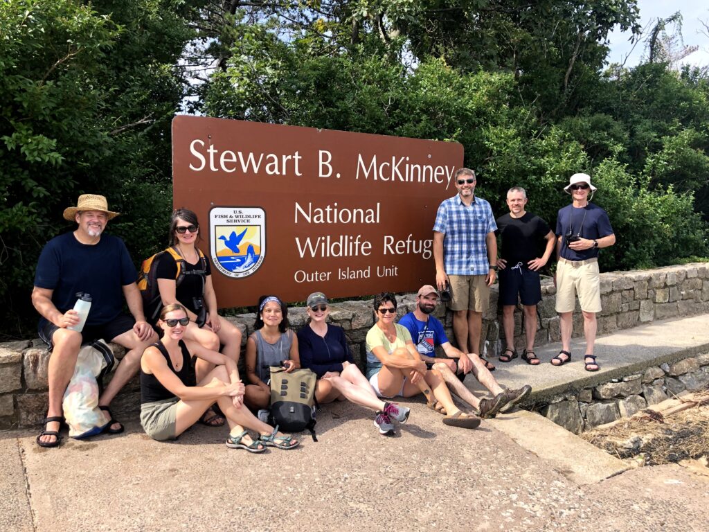 Highstead staff visit the Stewart B. McKinney National Wildlife Refuge Outer Island Unit