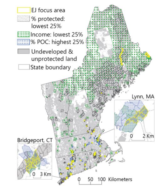 New England Environmental Justice Map